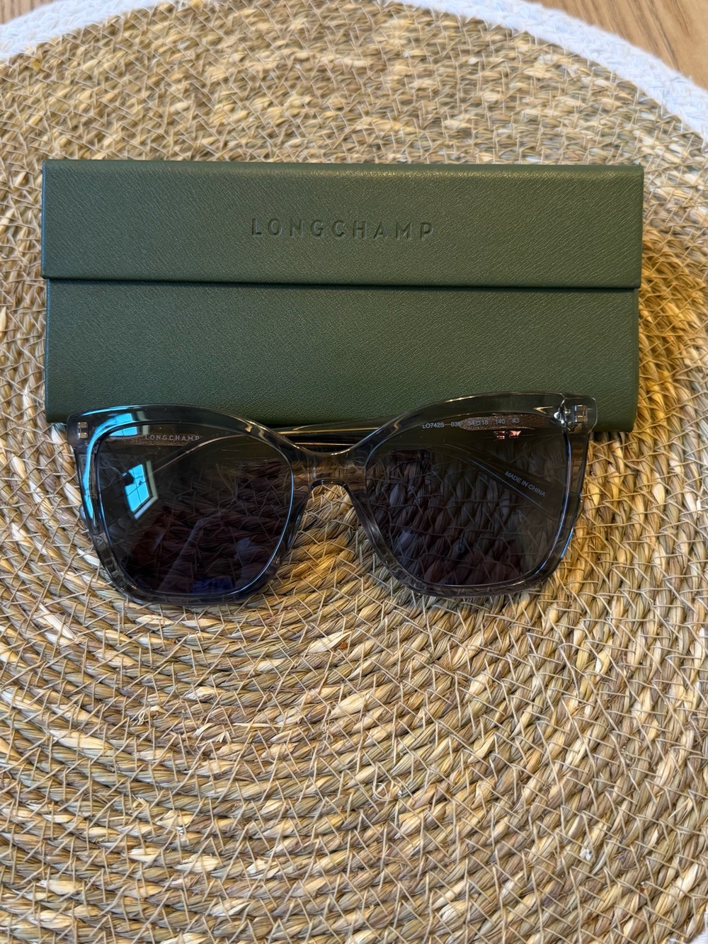 Longchamp Transparent Gray Sunglasses